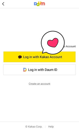 2. Use Kakao Account